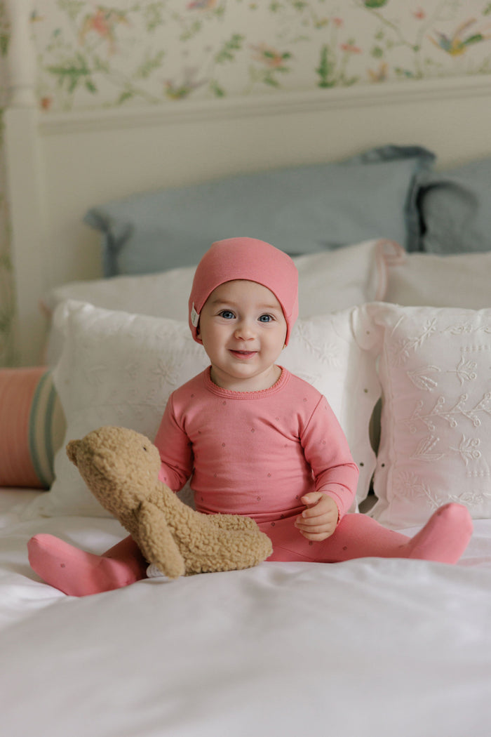 Baby Girl Layette Set – Pink – Vintage Floral