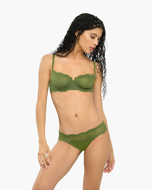 Green Bra - Dolce Balconette Bra