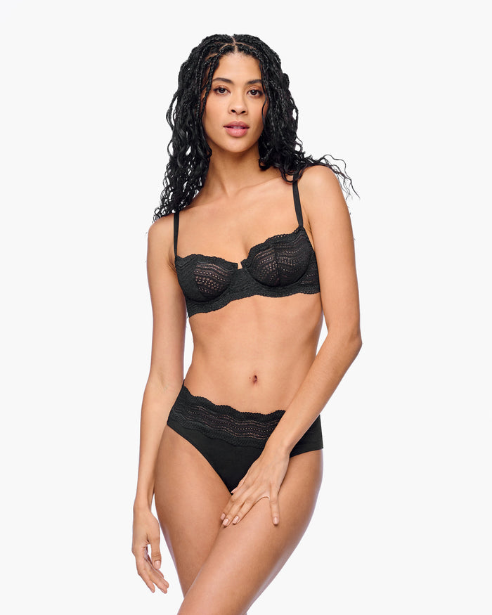 Black Bra - Dolce Balconette Bra