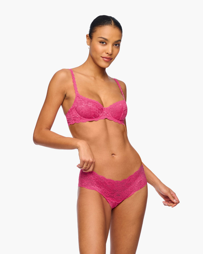 Pink Bra - Never Say Never Balconette Bra