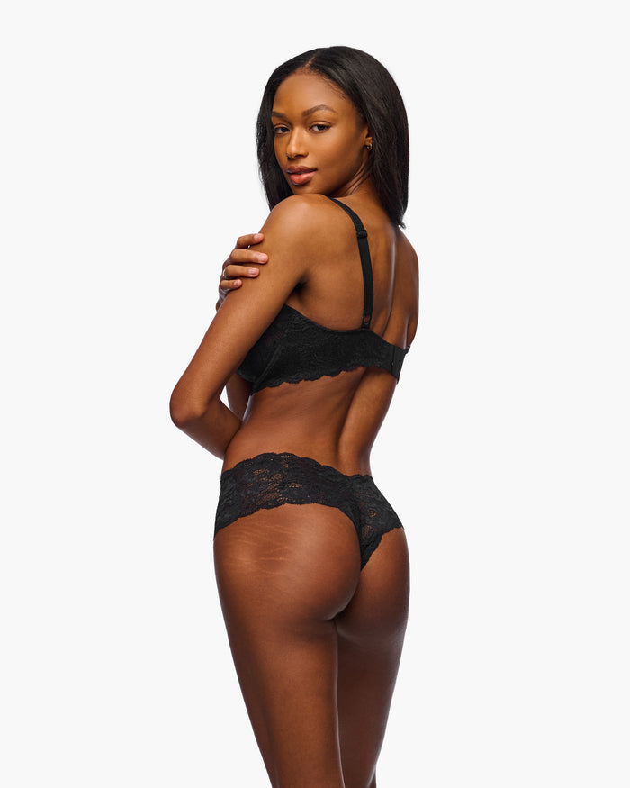 Black Bra - Never Say Never Balconette Bra
