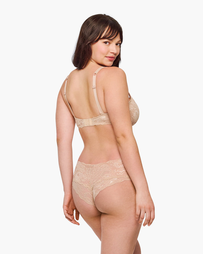 Beige Bra - Never Say Never Balconette Bra