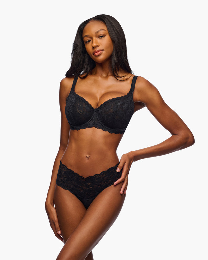 Black Bra - Never Say Never Balconette Bra