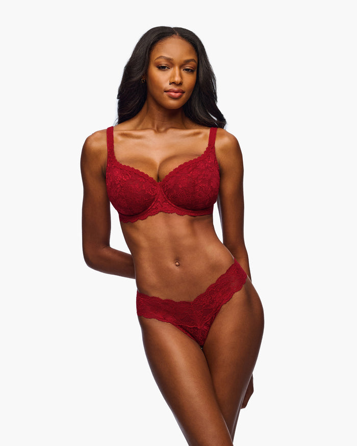 Red Bra - Never Say Never Balconette Bra