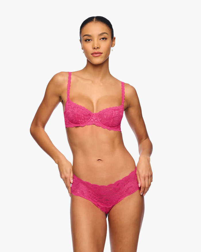 Pink Bra - Never Say Never Balconette Bra