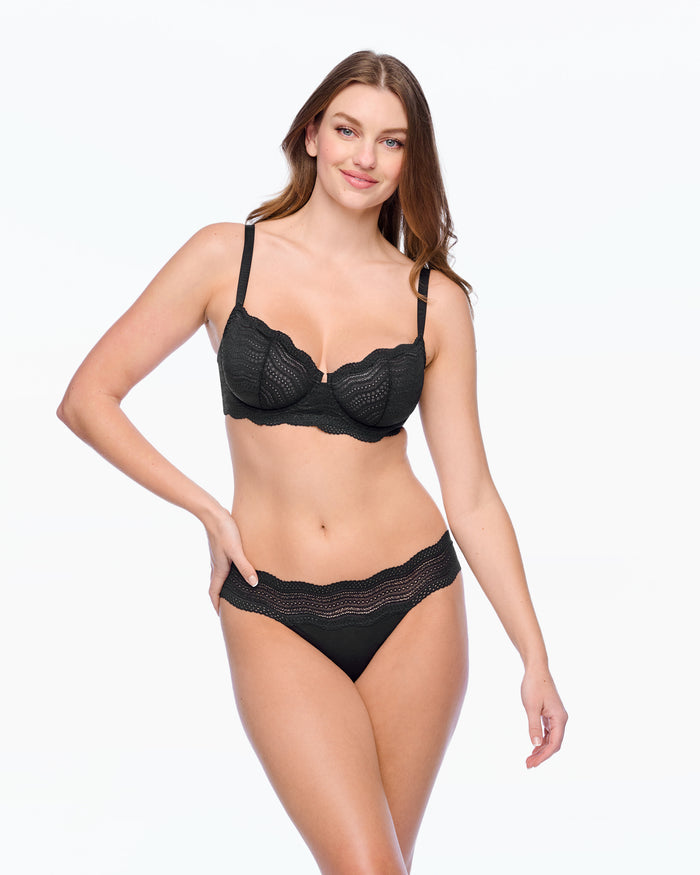 Black Bra - Dolce Balconette Bra