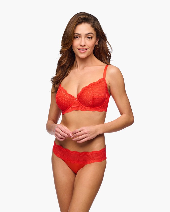 Red Bra - Dolce Balconette Bra
