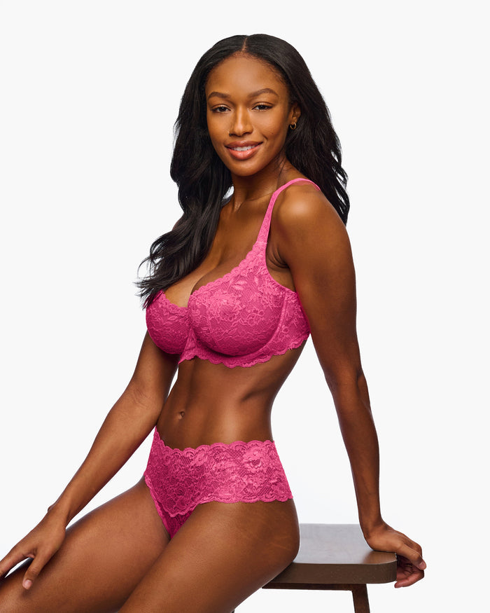 Pink Bra - Never Say Never Balconette Bra