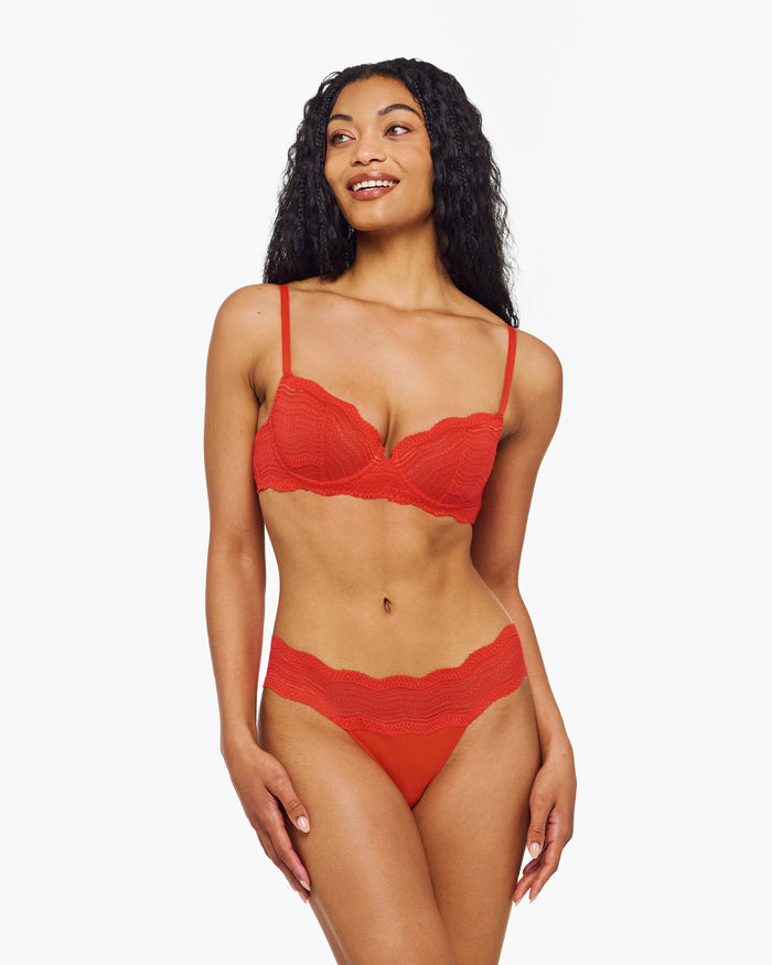 Red Bra - Dolce Balconette Bra