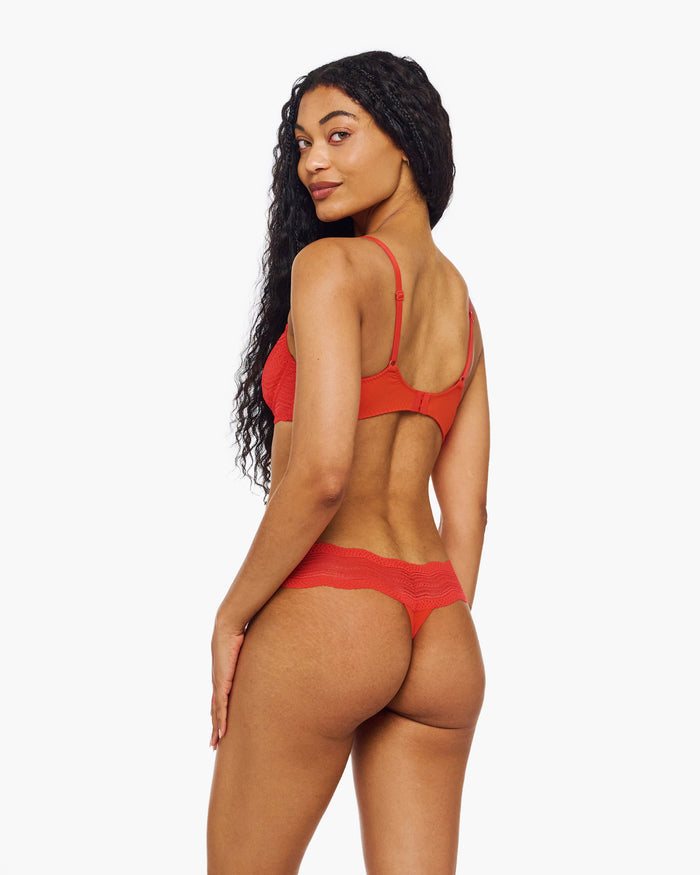 Red Bra - Dolce Balconette Bra