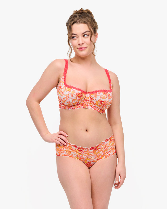 Orange Bra - Never  Say Never Ombre Balconette Bra