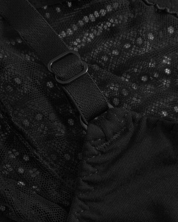 Black Bra - Dolce Balconette Bra