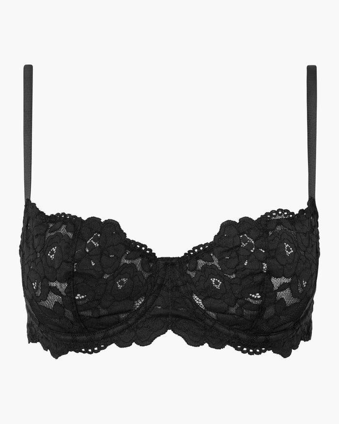 Black Bra - Romanza Balconette Bra