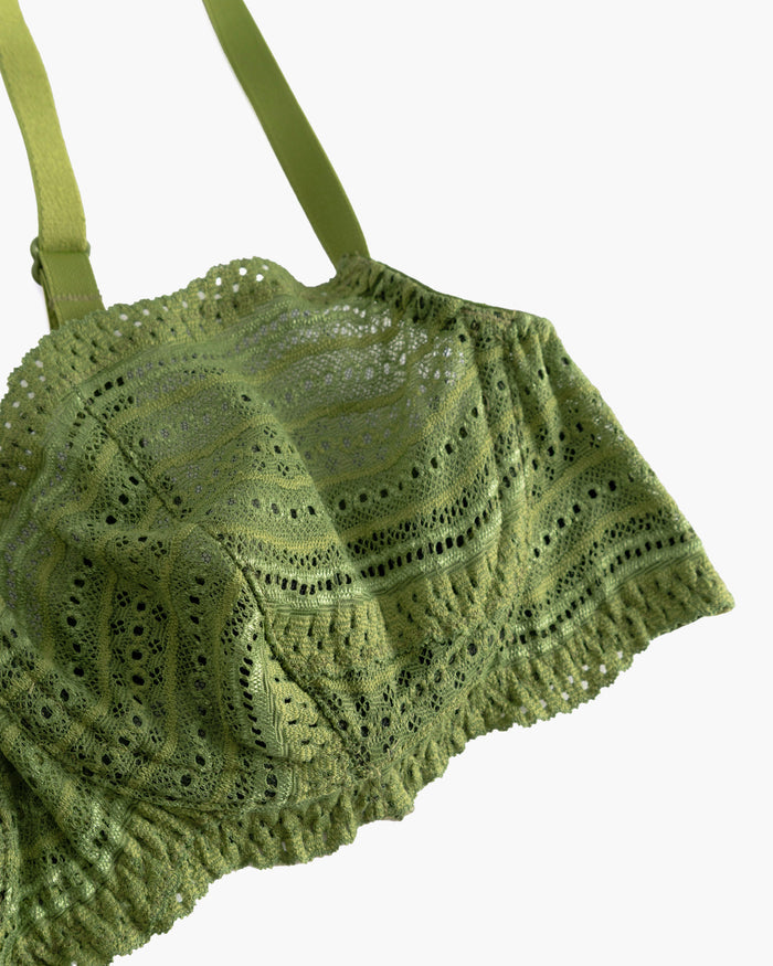 Green Bra - Dolce Balconette Bra