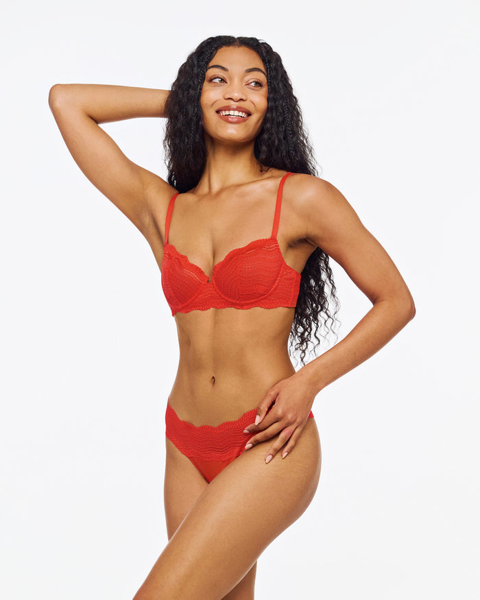 Red Bra - Dolce Balconette Bra
