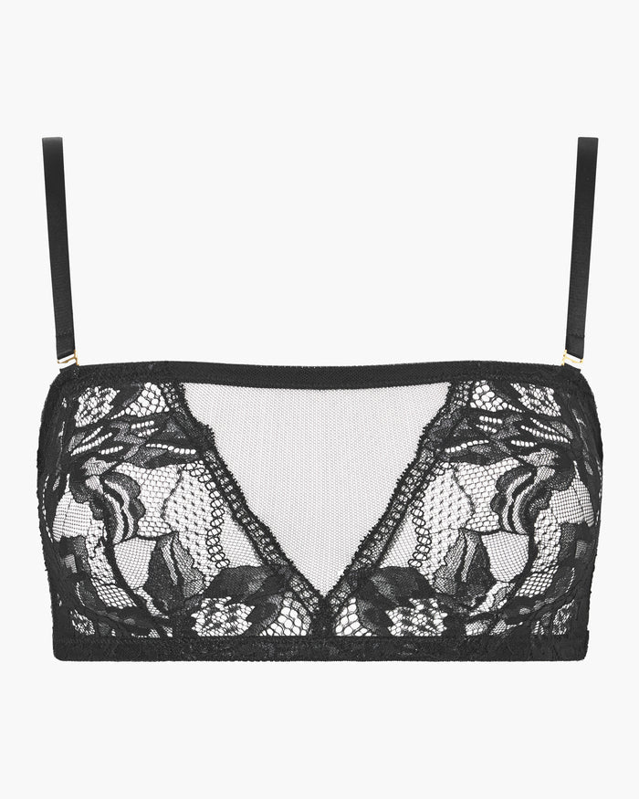 Black Bralette - Paradiso Bandeau Bra