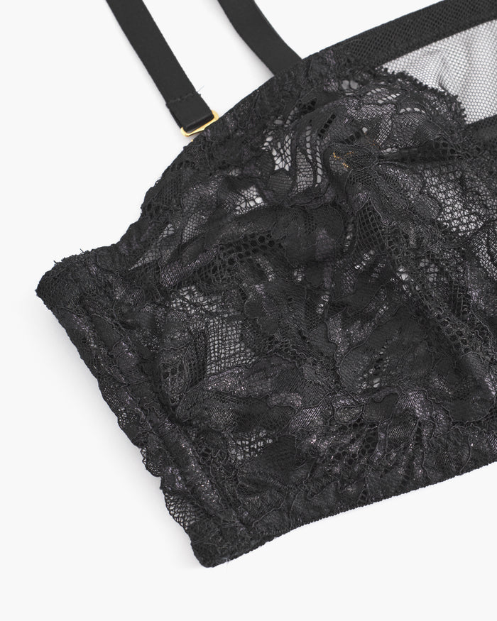 Black Bralette - Paradiso Bandeau Bra