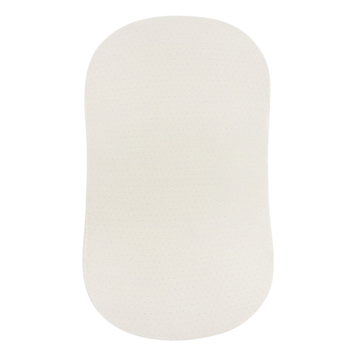 yellow polka dot bassinet sheet