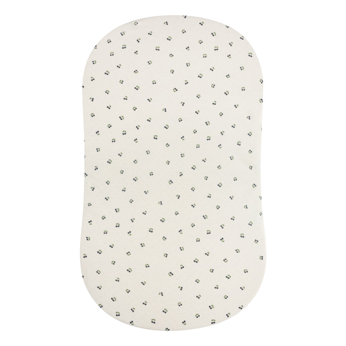 Blue cherry bassinet sheet