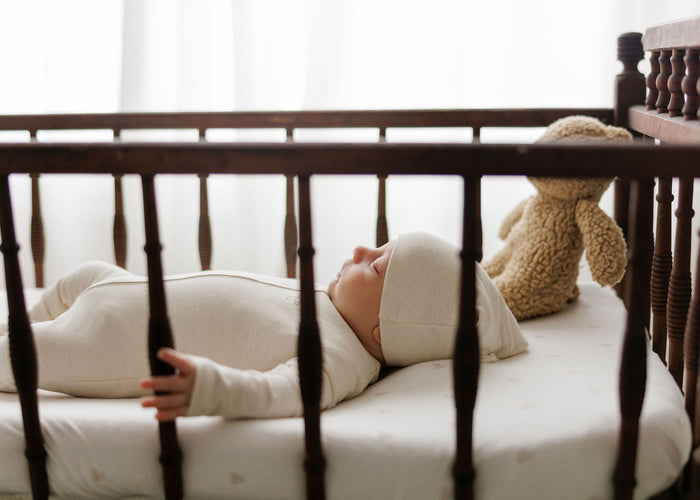 Bassinet Sheets – Tan - Gingham Bear Collection