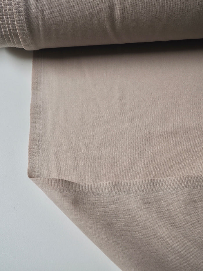 Beige Wool Blend Suiting
