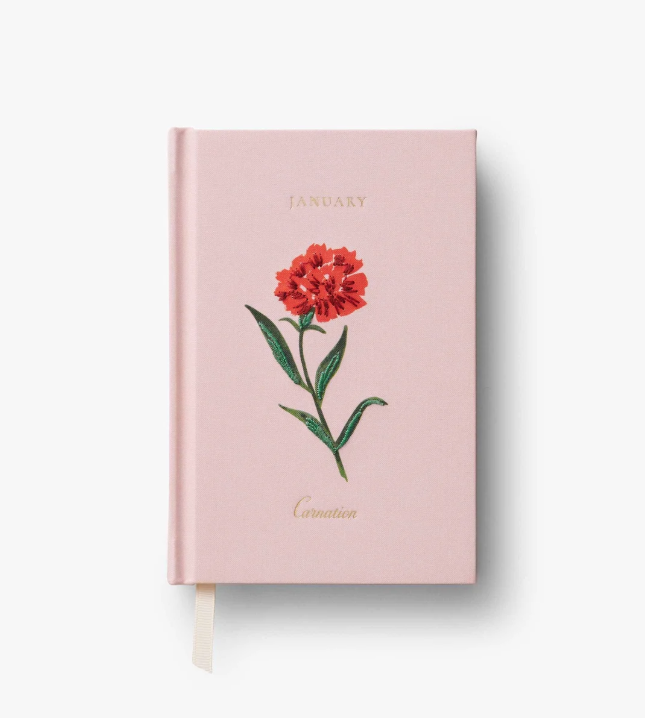 Birth Month Mini Embroidered Journal
