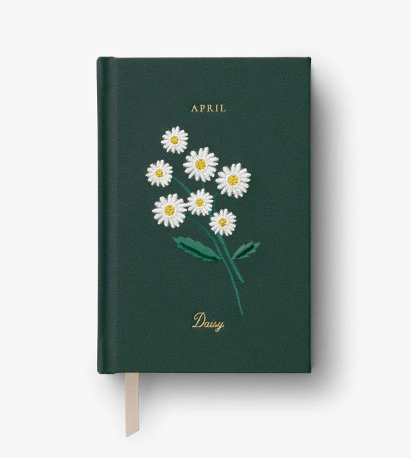 Birth Month Mini Embroidered Journal