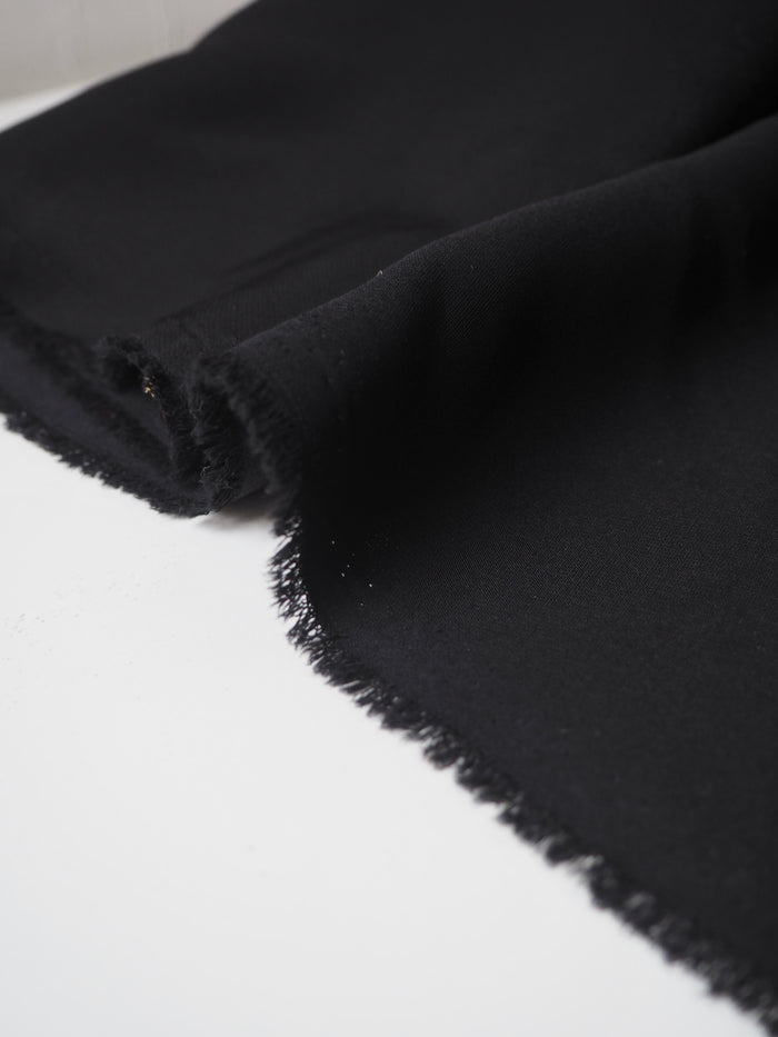 Black Crepe Twill