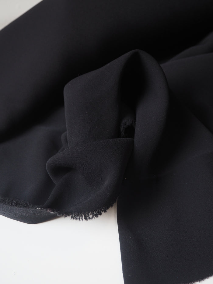 Black Crepe Twill