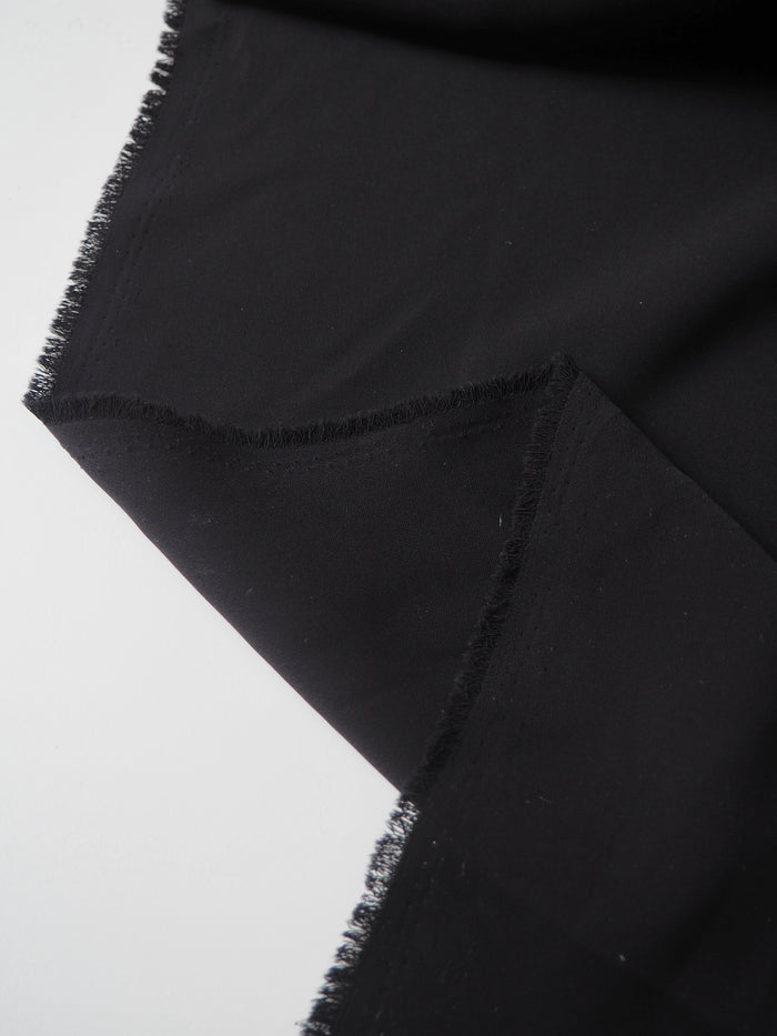 Black Crepe Twill