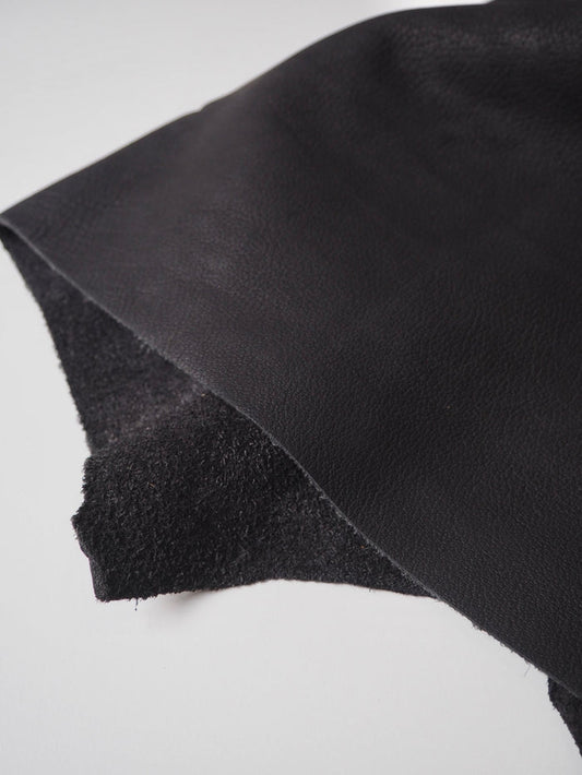 Black Full Grain Calfskin