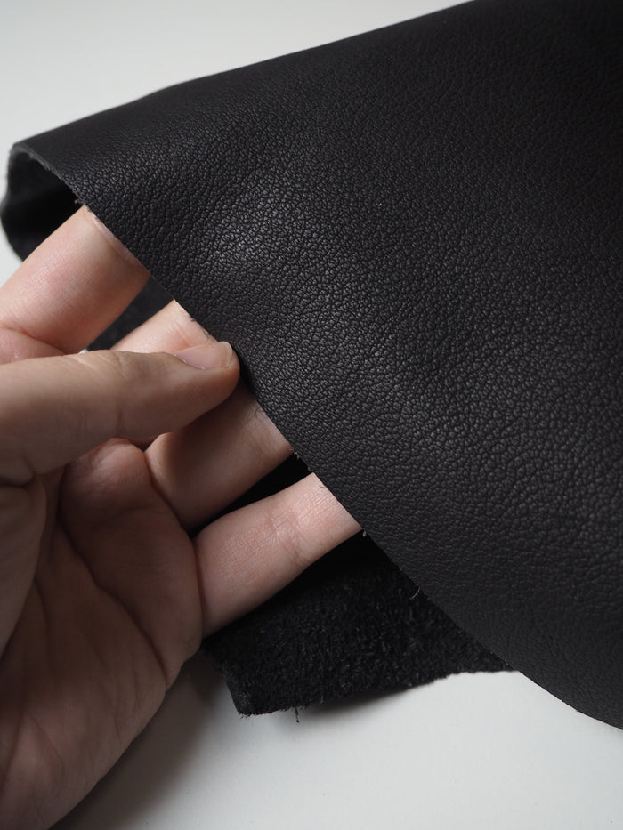 Black Full Grain Calfskin