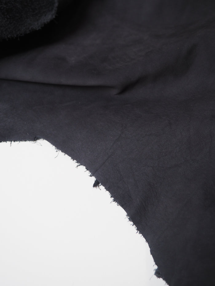 Black Nubuck Calfskin