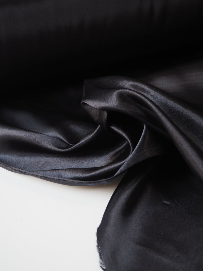 Black Satin Lining