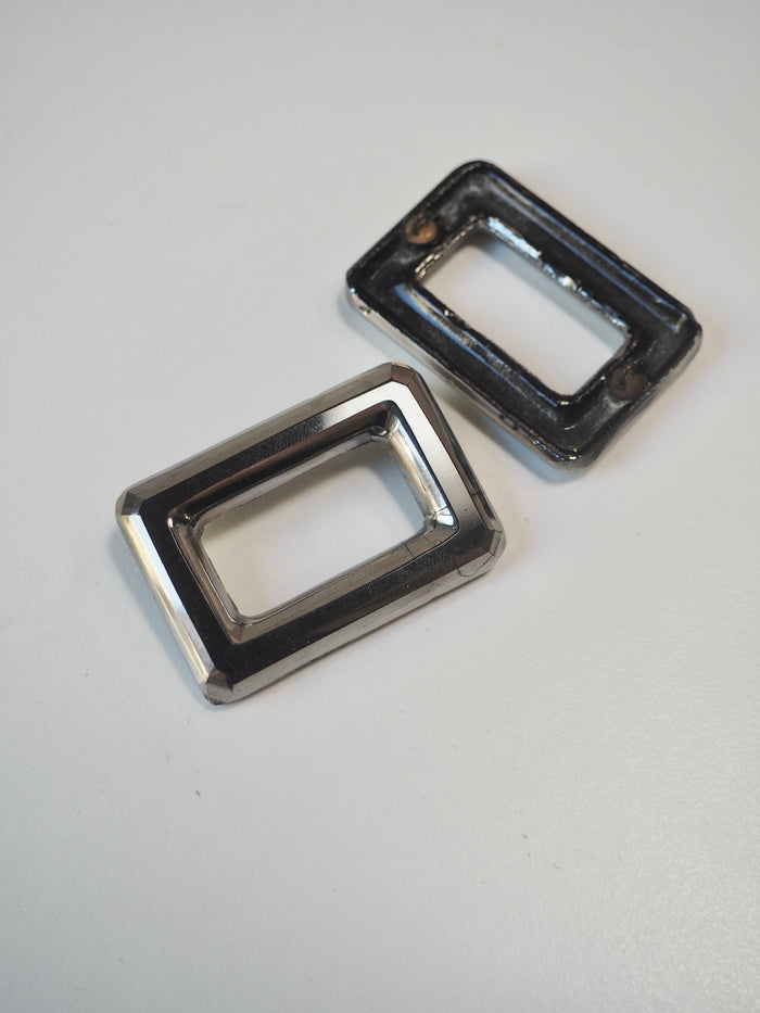 Black + Silver Antique Decorative Rectangles