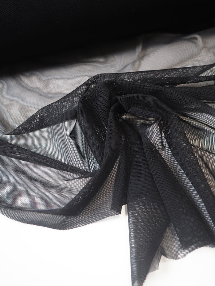 Black Stretch Mesh