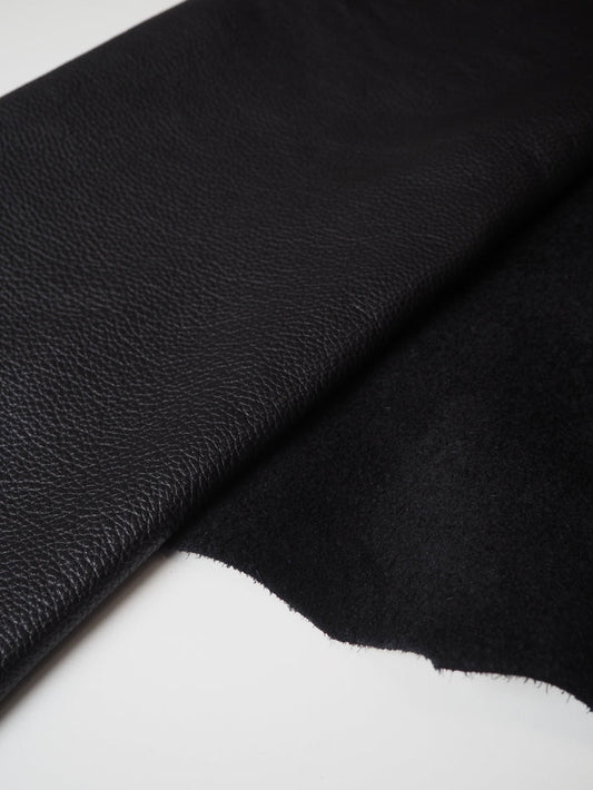 Black Top Grain Calfskin