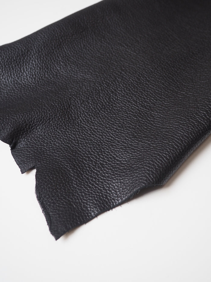 Black Top Grain Calfskin