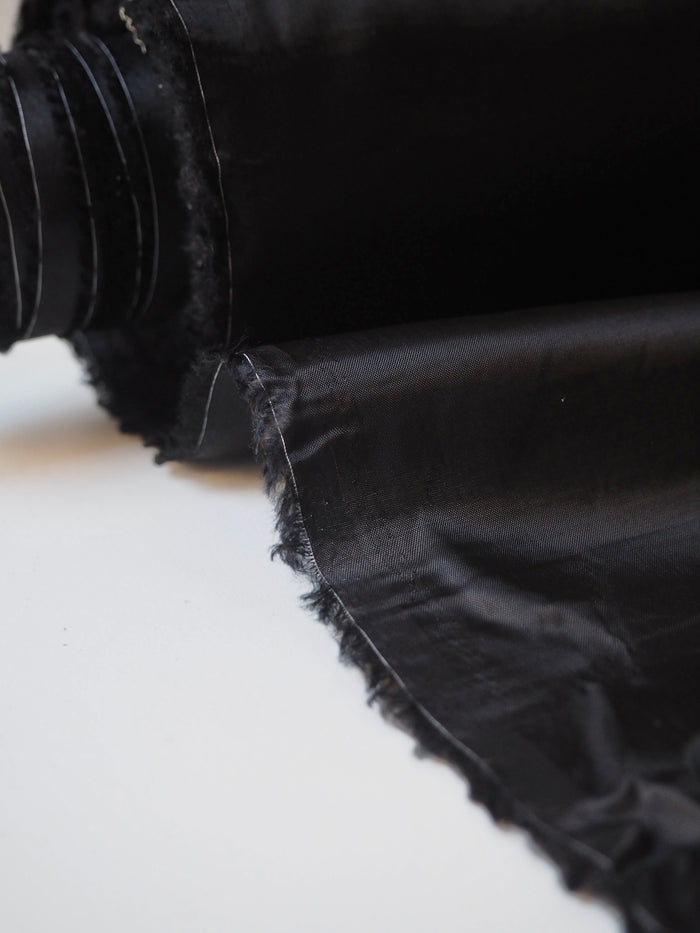 Black Viscose Satin Lining