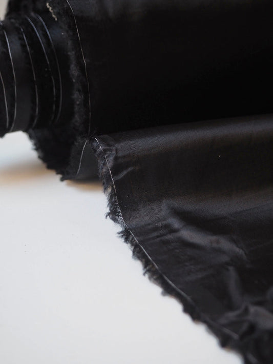 Black Viscose Satin Lining