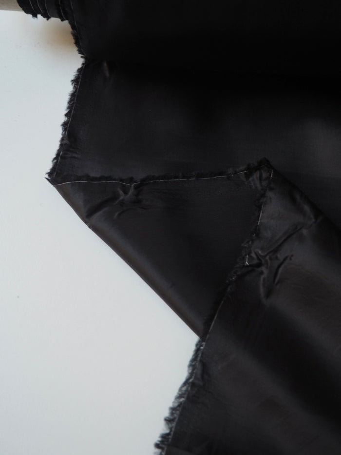 Black Viscose Satin Lining