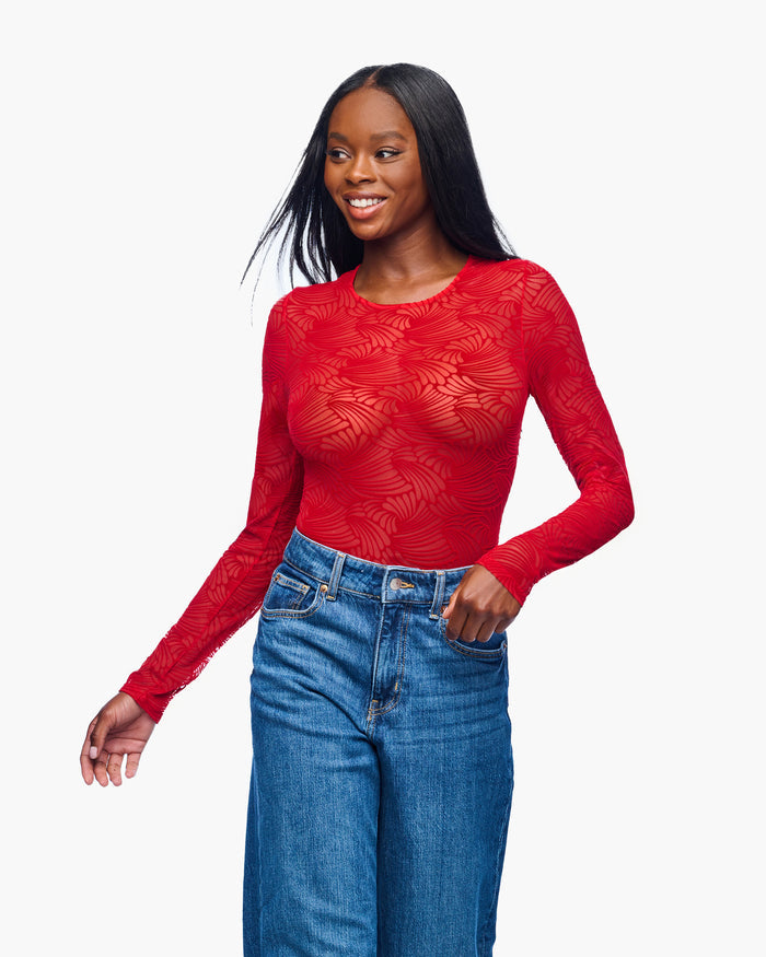 Red Teddy - Clancy Bodysuit