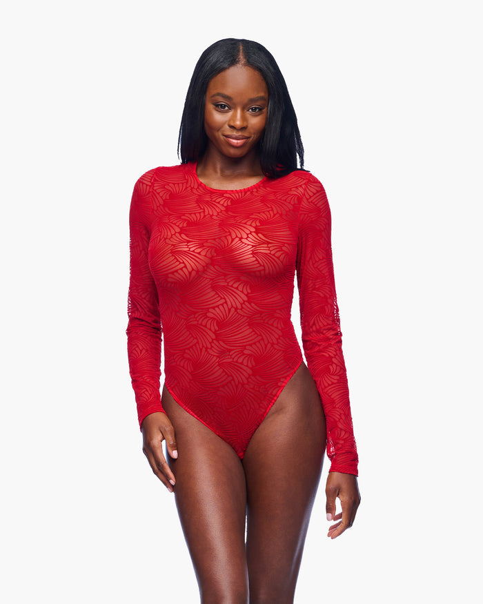 Red Teddy - Clancy Bodysuit