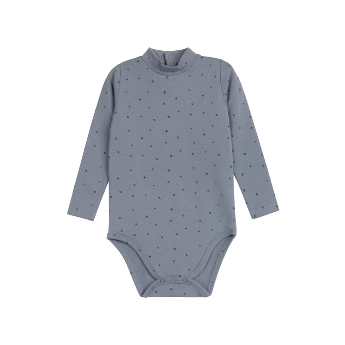Boys Bodysuit & Overalls – Blue – Clover Print