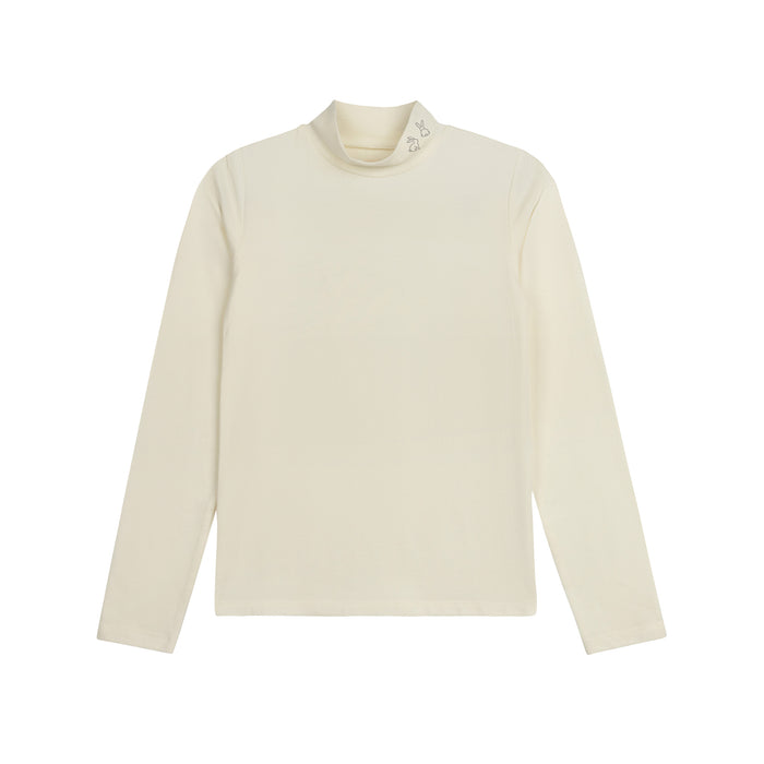 Boys Mockneck – Taupe – Fair Isle