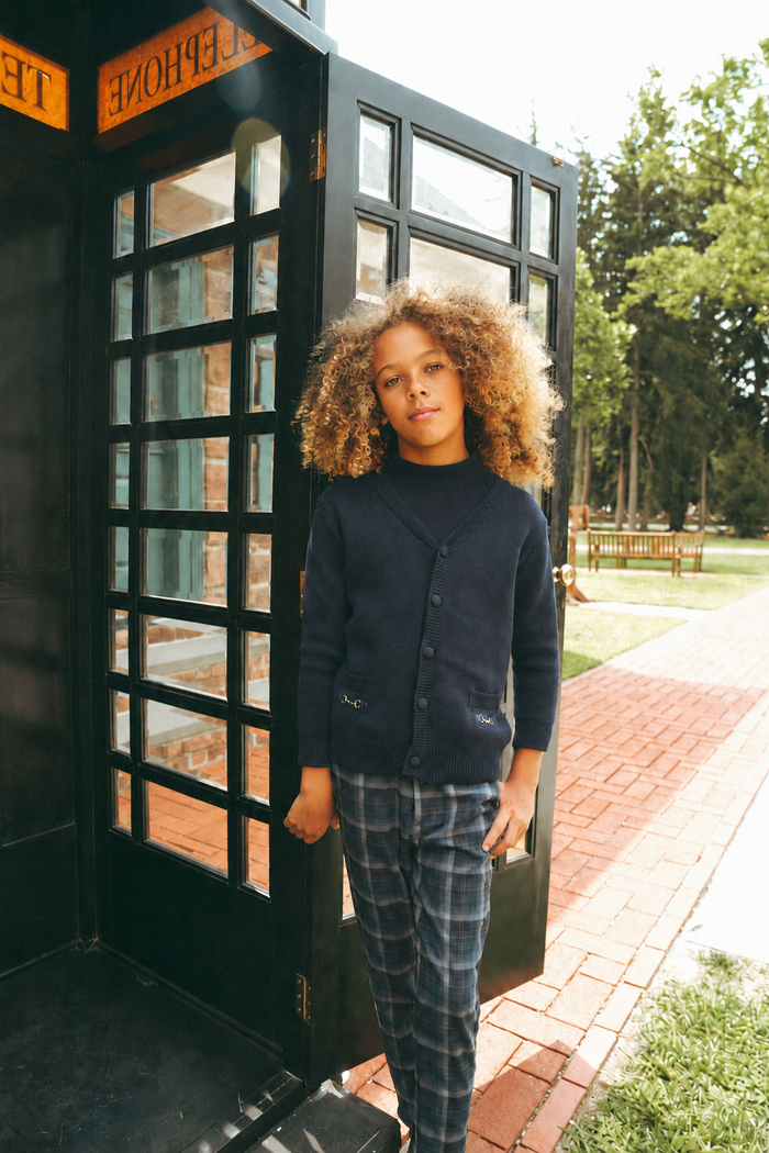 Boys Pants – Blue – Plaid