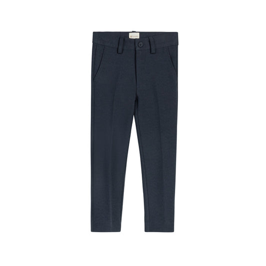 Boys Pants – Navy – Embroidered Trim