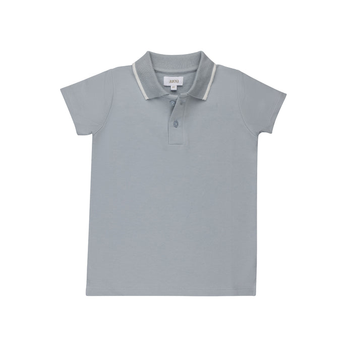 Boys Polo – Blue – Nautical Print