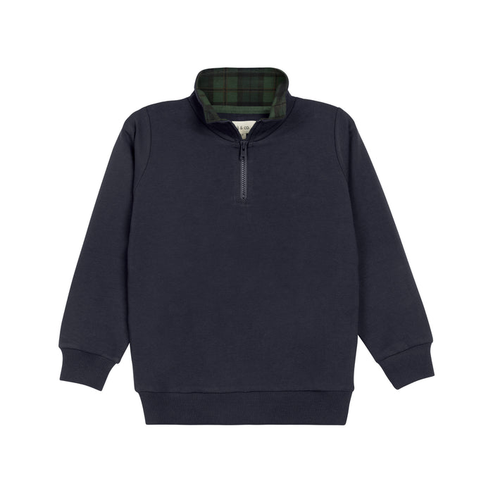 Boys Polo – Navy – French Terry Scottish