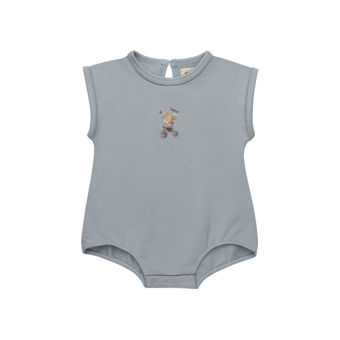 Boys Romper – Blue – Playful Mouse
